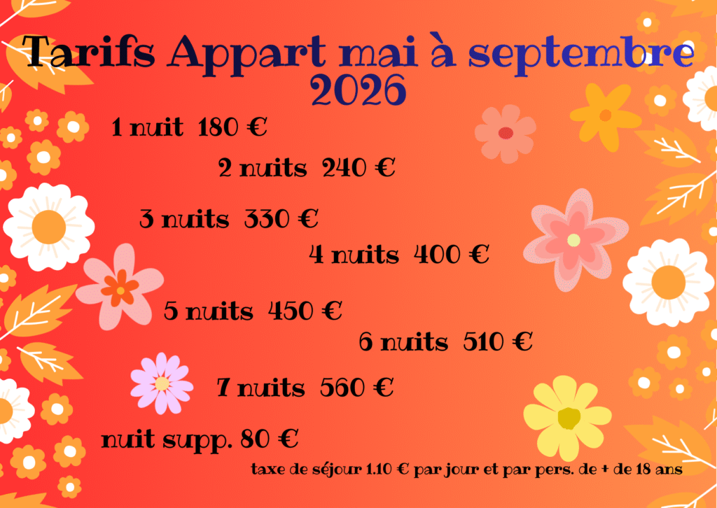 Tarifs Appart mai à septembre 2026 (1)